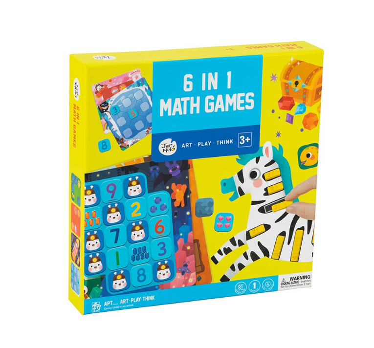 6-in-1 Magnetic Math Games