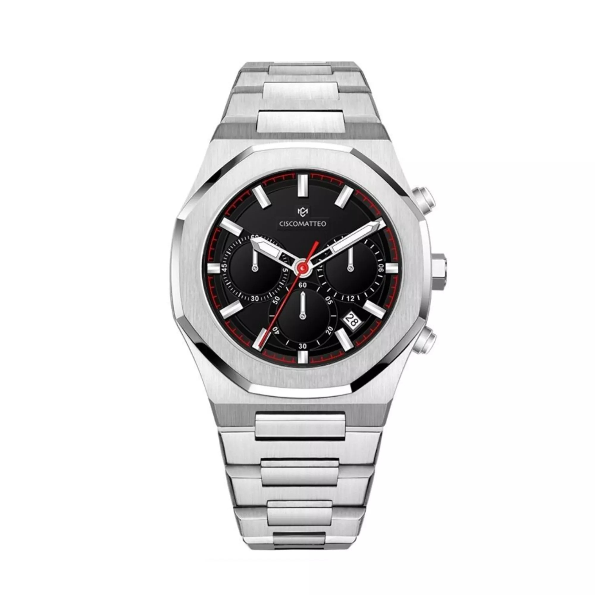 75% off on Men's Quartz Stainless Steel Watch | OneDayOnly