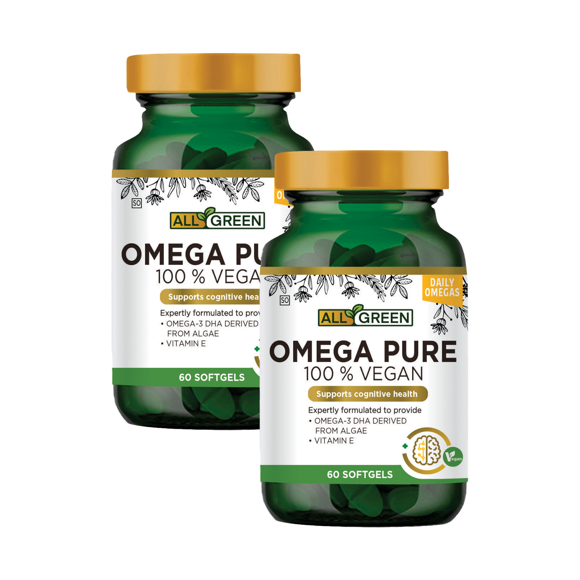39% off on 2x 60's Omega Pure Capsules | OneDayOnly