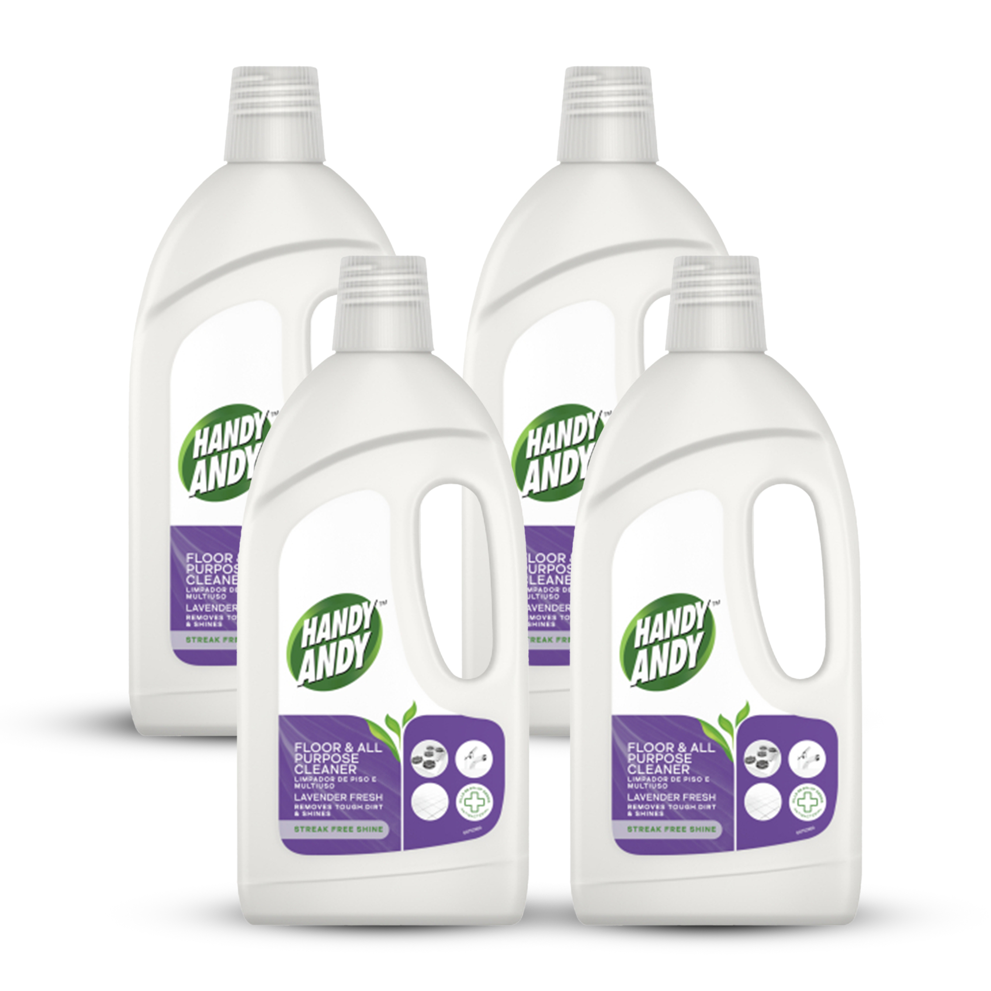 4x 750ml All-in-1 Floor Cleaners
