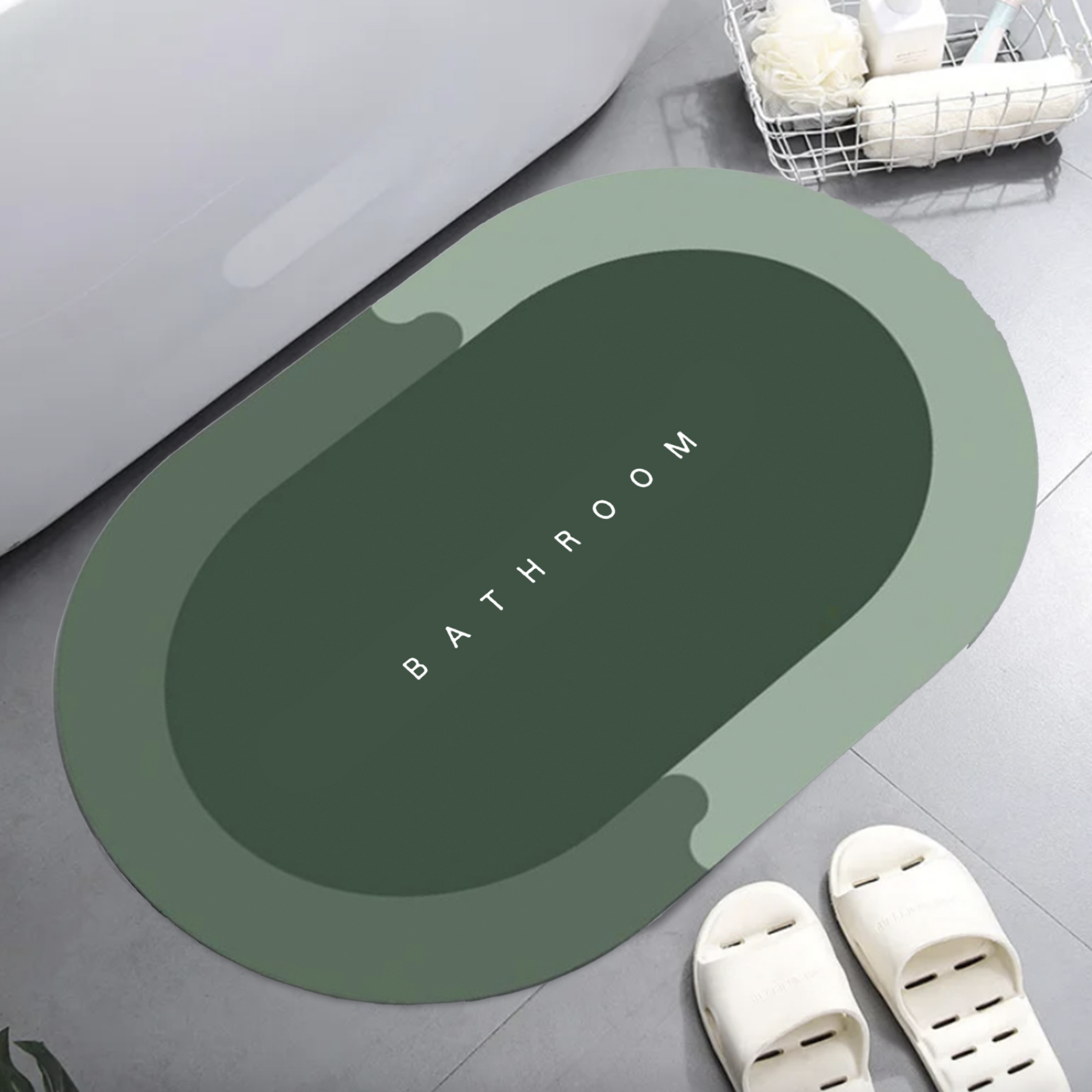 80cm Super Absorbent Bath Mat