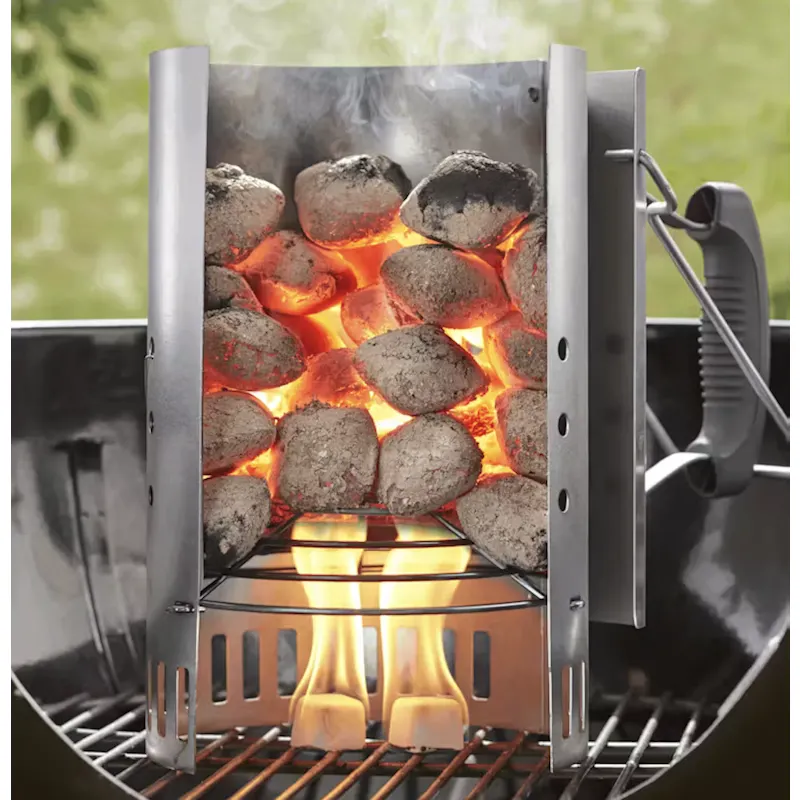 Alhudapk Com Weber Rapidfire Chimney Starter Charcoal Grill Mini