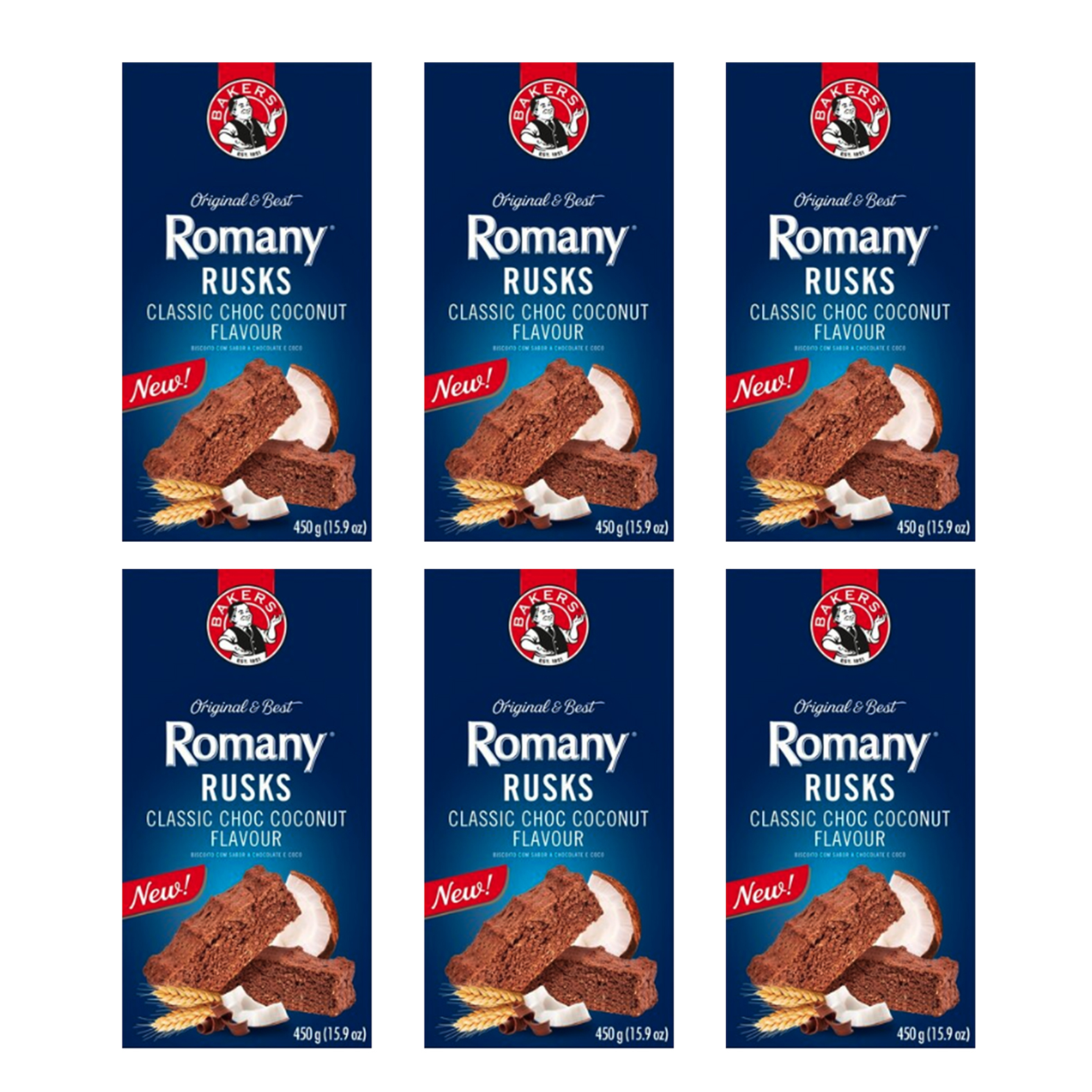 22% off on Bakers 6x 450g Assorted Rusks | OneDayOnly