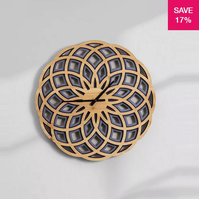 17 Off On Icaro MDF Wall Clock OneDayOnly 17-off-on-icaro-mdf-wall-clock-onedayonly