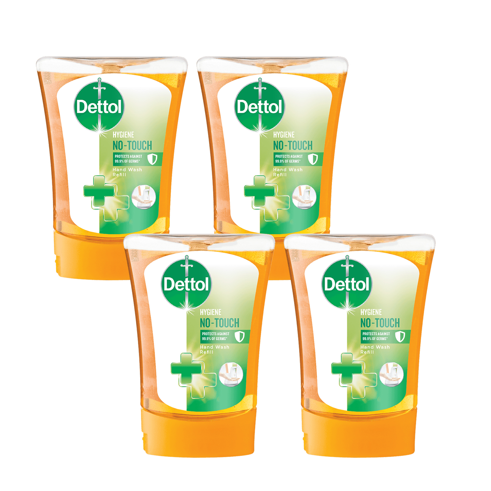 4x 250ml Automatic Non-Touch Handwash Refills