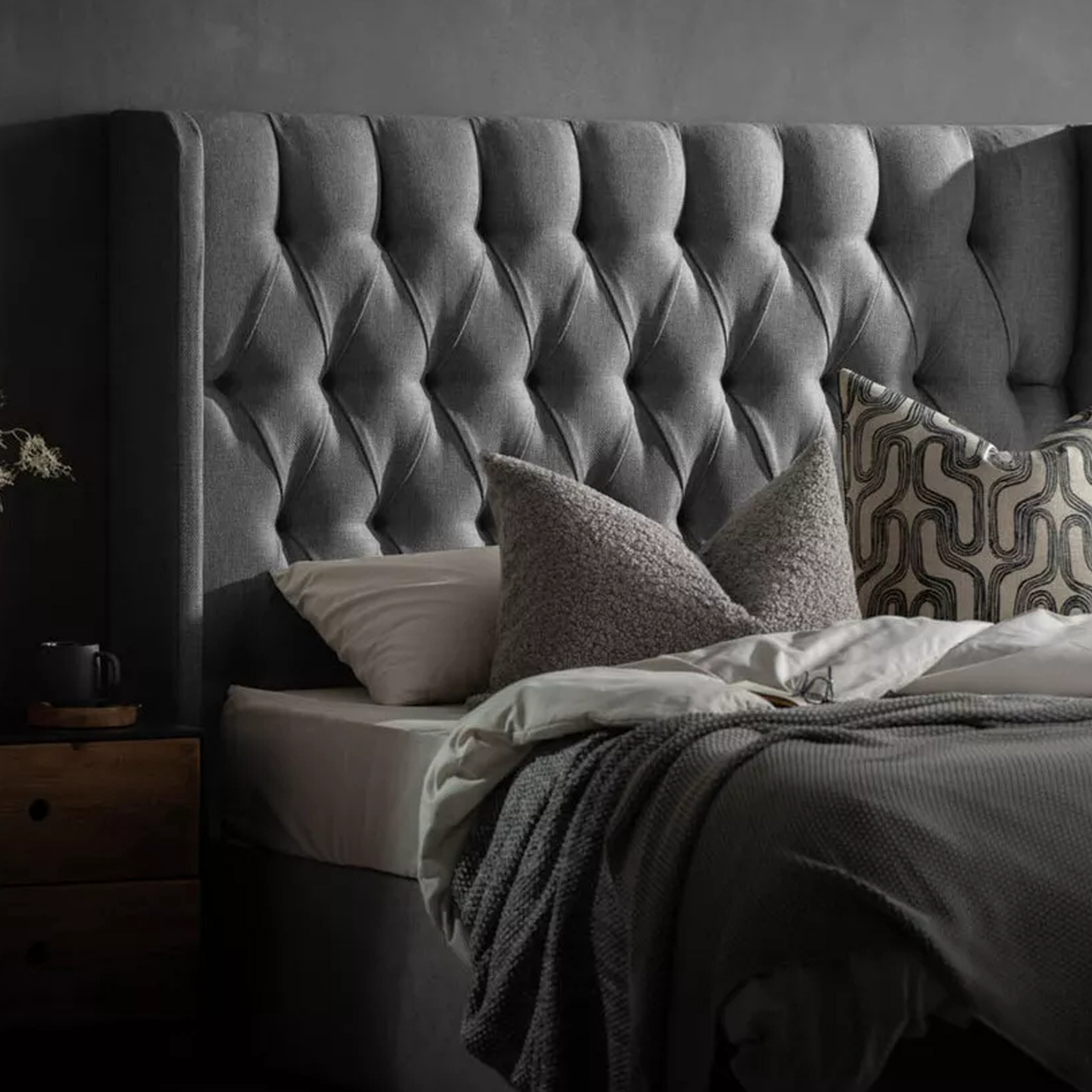 Luxurious Diamond Tufting Headboard