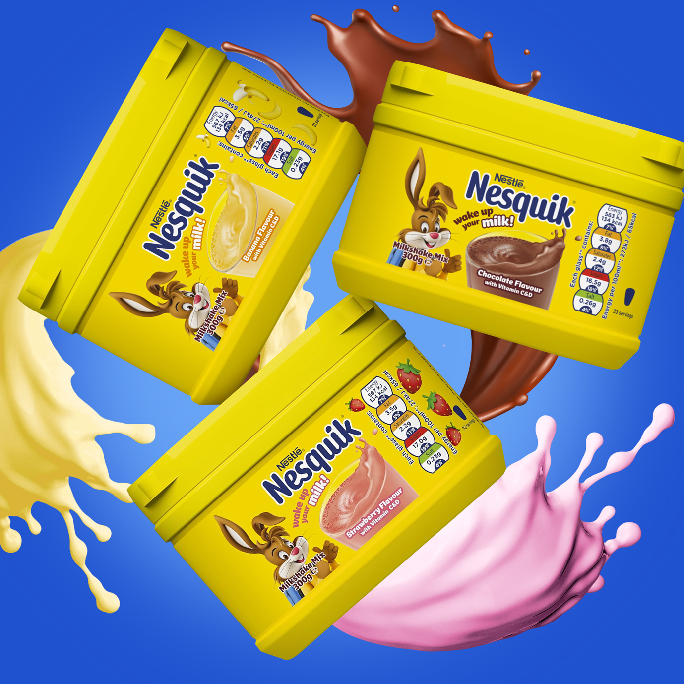 3x 300g Flavoured Nesquik