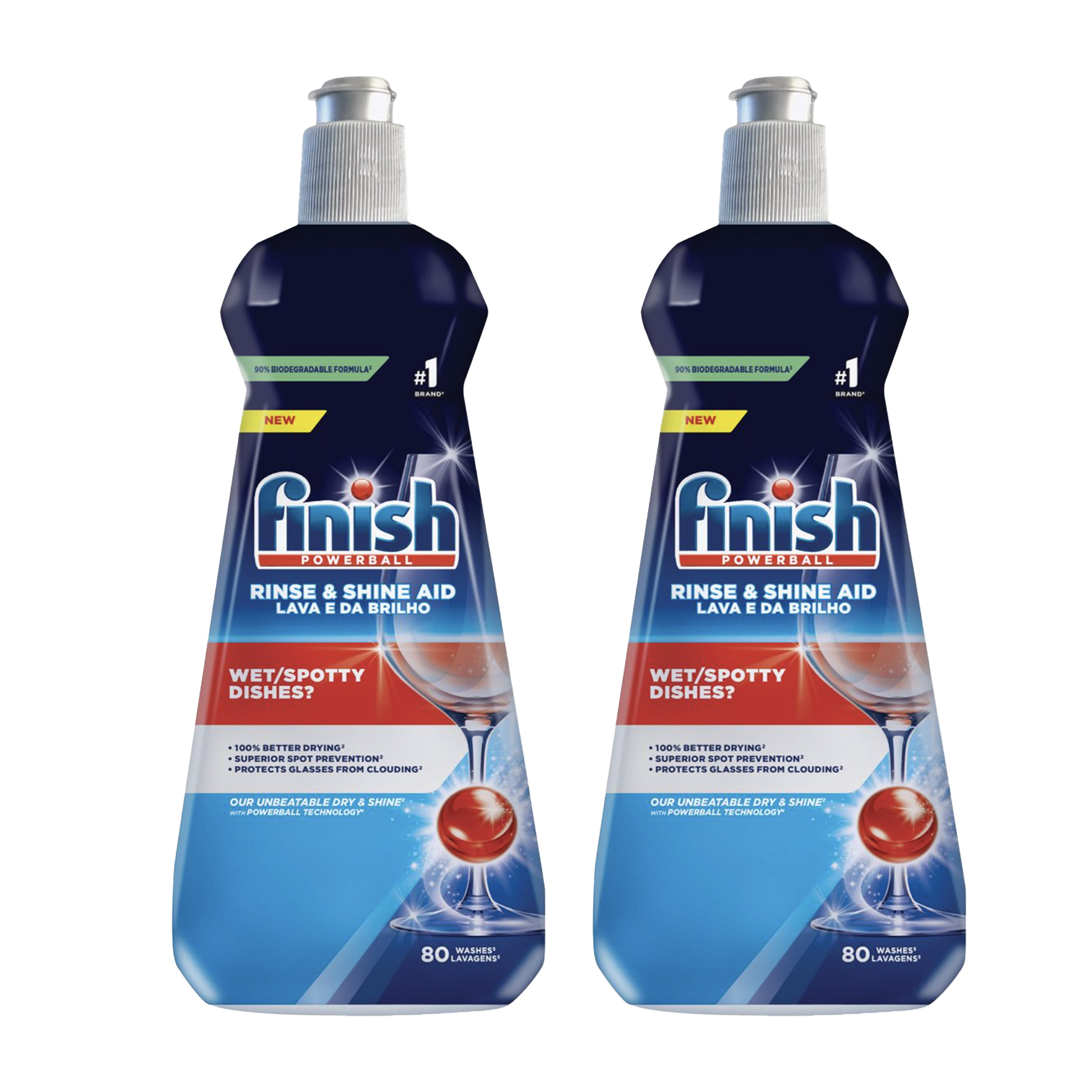 2x 400ml Rinse Aid