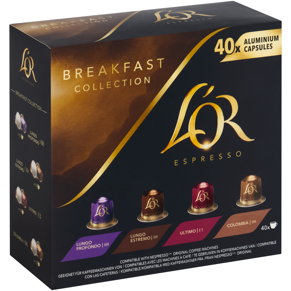 Espresso Collection Nespresso Compatible Aluminium Coffee Capsules (40's)