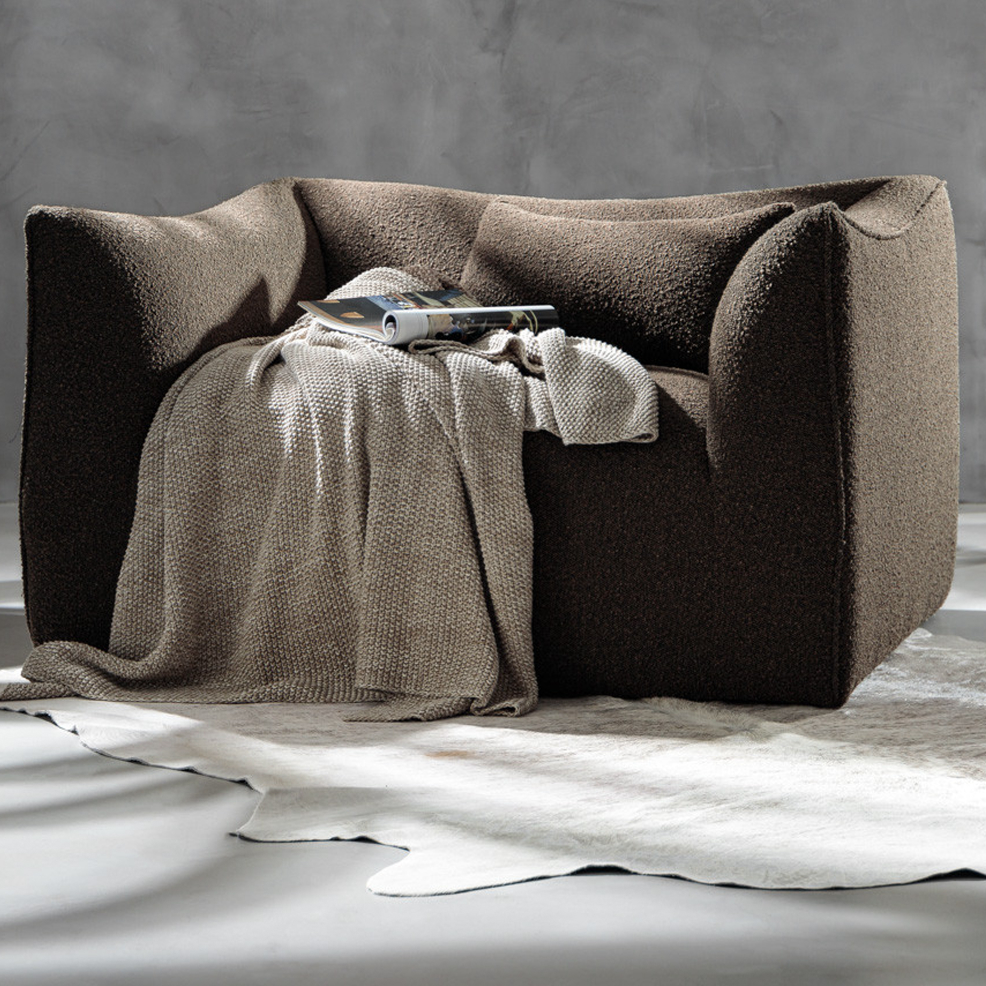 Shadow Grey Love Seat