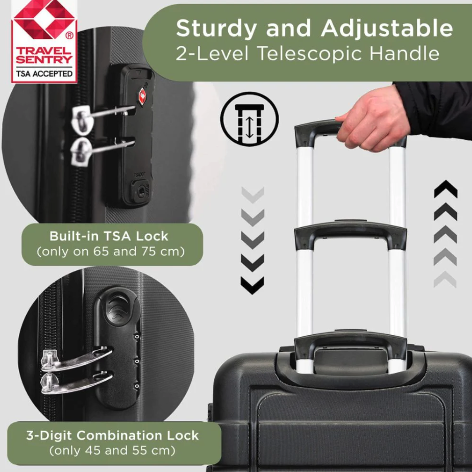 33% off on 6-Piece Luggage Set with TSA Locks | OneDayOnly