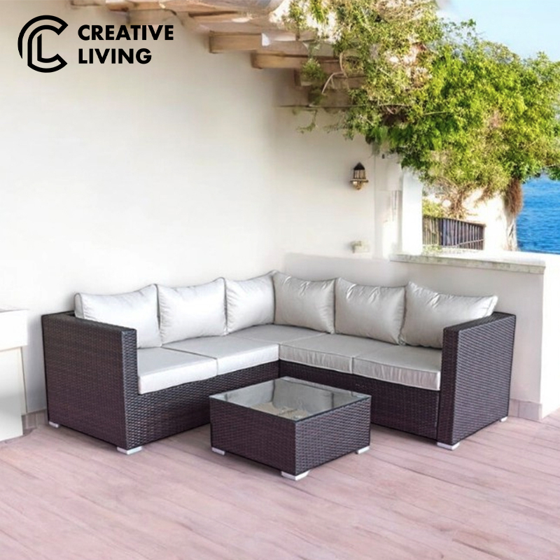 50 off on Corner Rattan Patio Sofa Set OneDayOnly