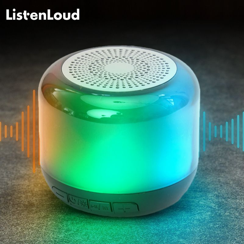 74 off on Mini Colour Changing Wireless Speaker with Lanyard OneDayOnly