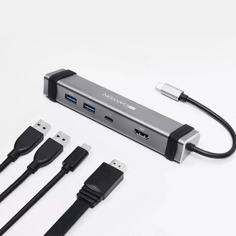 4-in-1 USB Type C Multiport Hub (Model: DS-3)