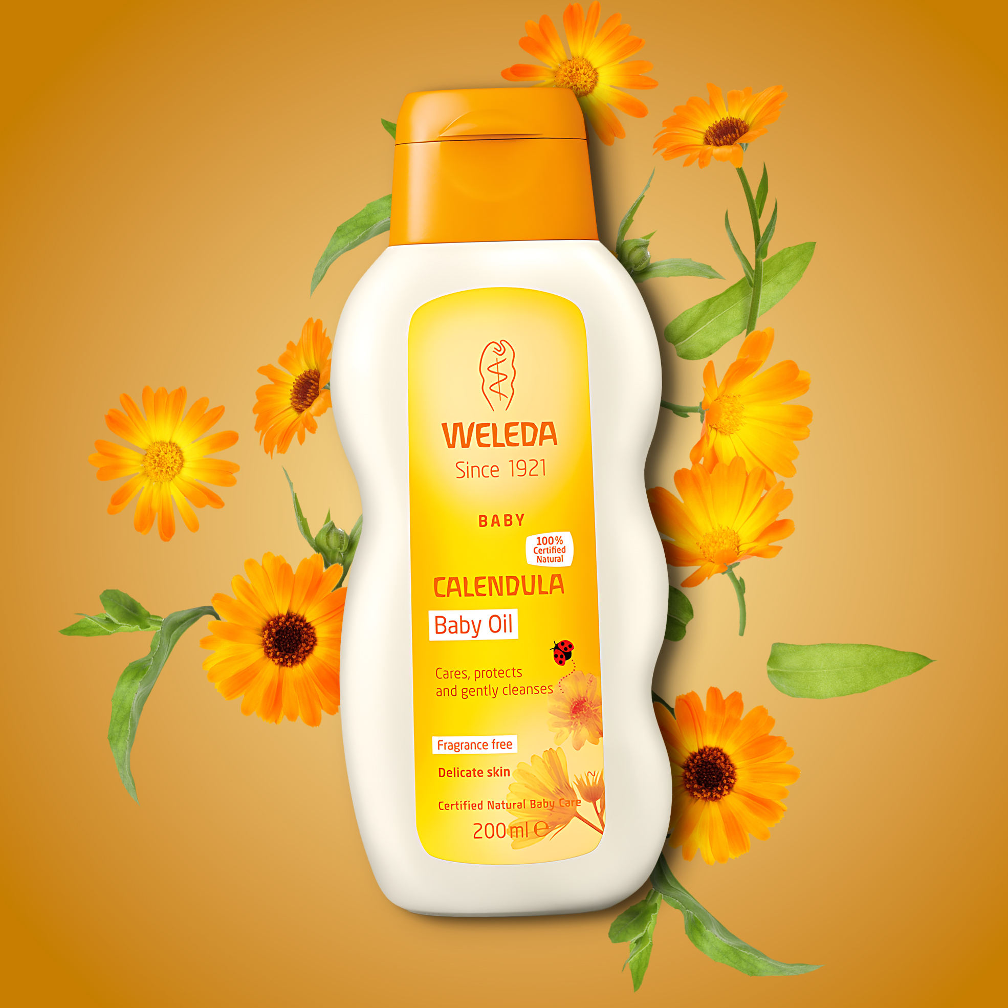 48 off on Weleda 200ml Baby Calendula Oil OneDayOnly