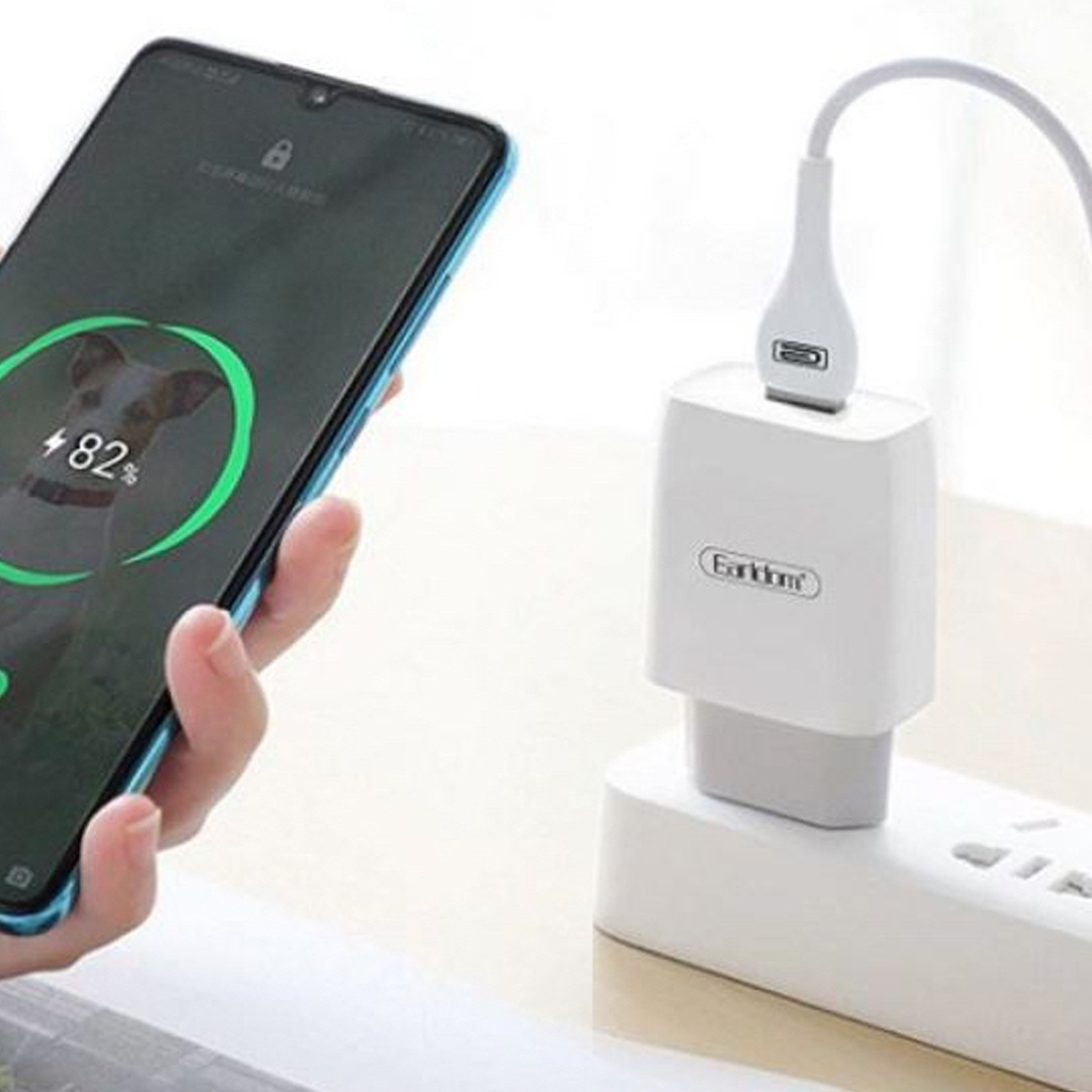 USB Charging Block and 2.1A Fast Charging Cable