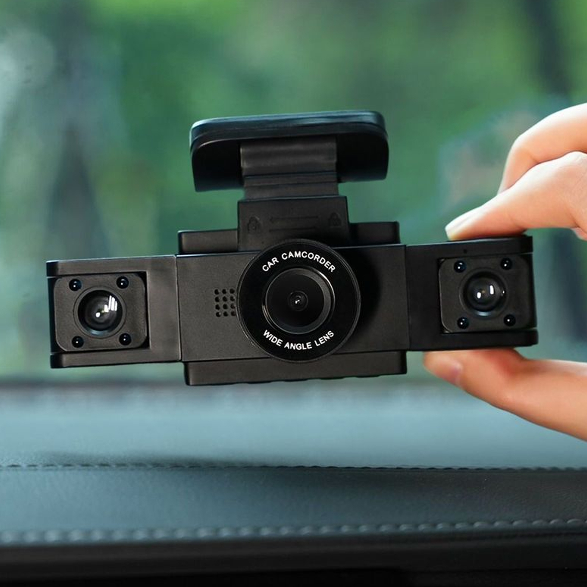 2MP 3 Channel DashCam with Simultaneous Recording (Model: F300)