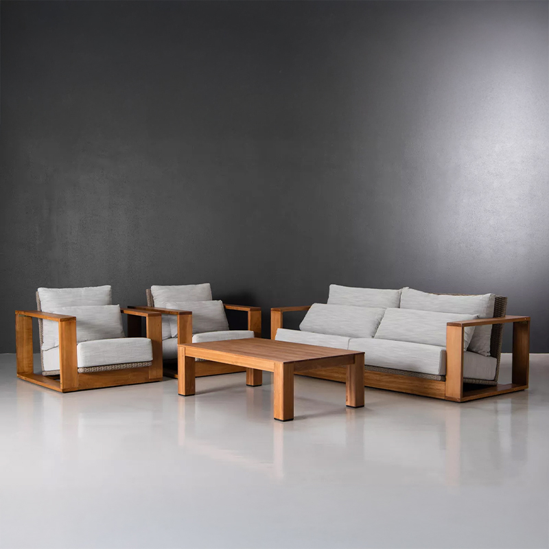 Contemporary Patio Lounge Set