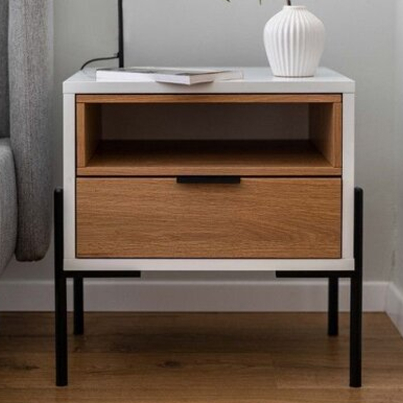 Agatha Oak Bedside Table