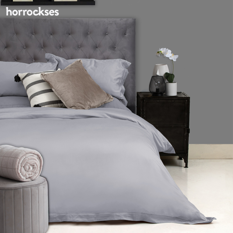 400TC Oxford Satin Stitch Duvet Cover with Pillowcases