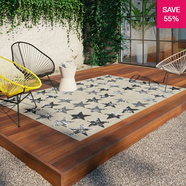 Dotflow Rug 55% off on Indoor/Outdoor Flow Rug | OneDayOnly