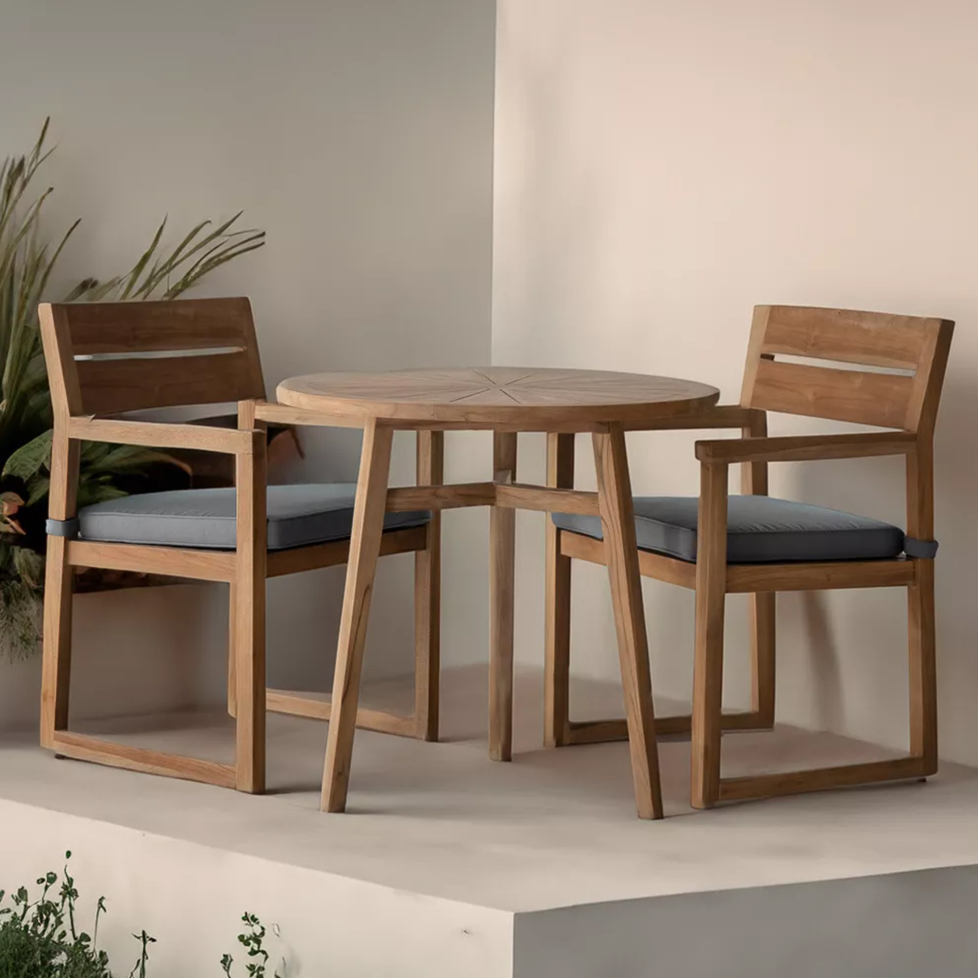 2-Seater Patio Bistro Set