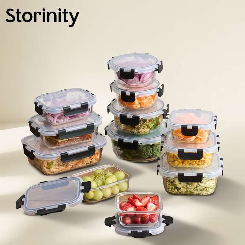 50% off on 24-Piece Air Tight Glass Storage Containers | OneDayOnly