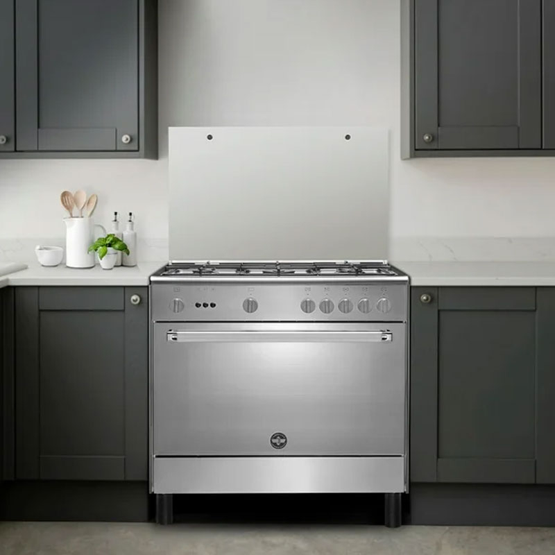 90cm Premio+ Stainless Steel Gas Hob & Oven