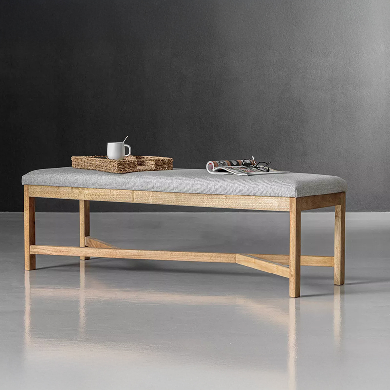 Contemporary Rubberwood Bench