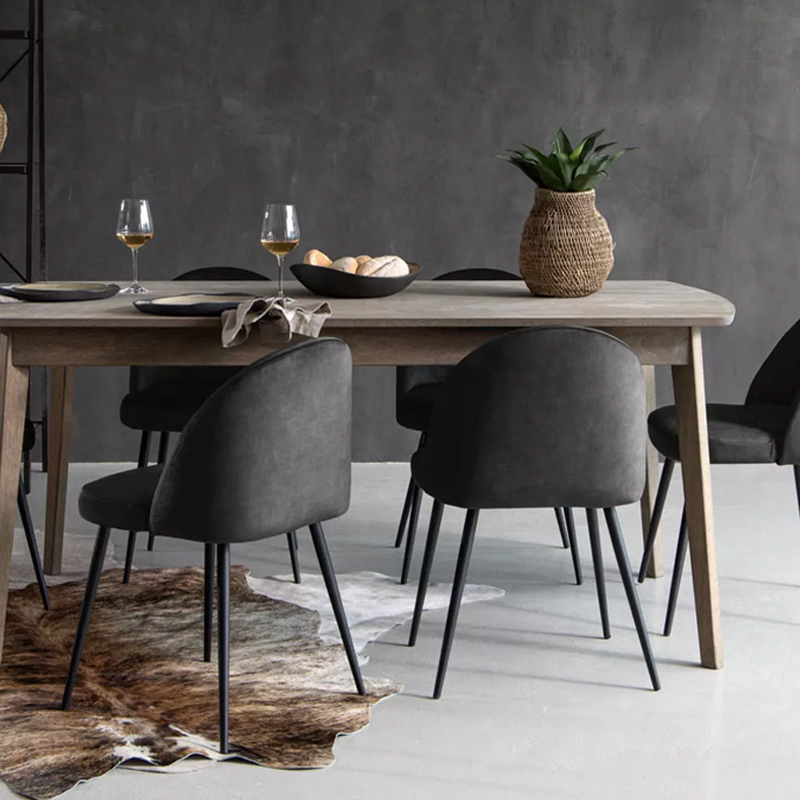 6-Seater Rubberwood Dining Table