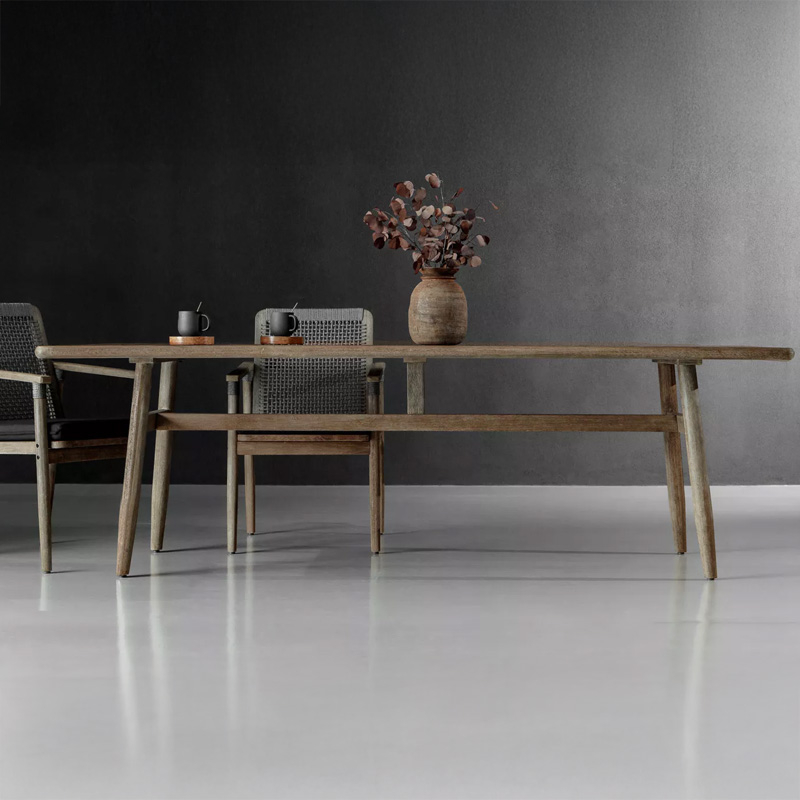 Modern 2.4m Patio Dining Table