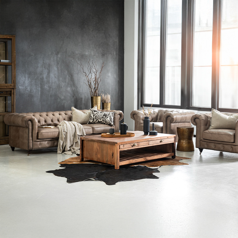 Leather Lounge Suite