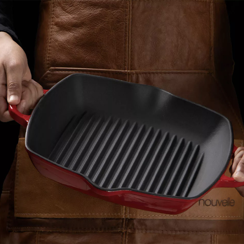 30cm Square Cast Iron Grill