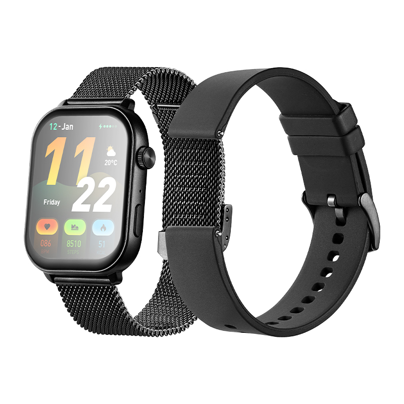 Trinity Series Bluetooth Smartwatch with 2 Straps