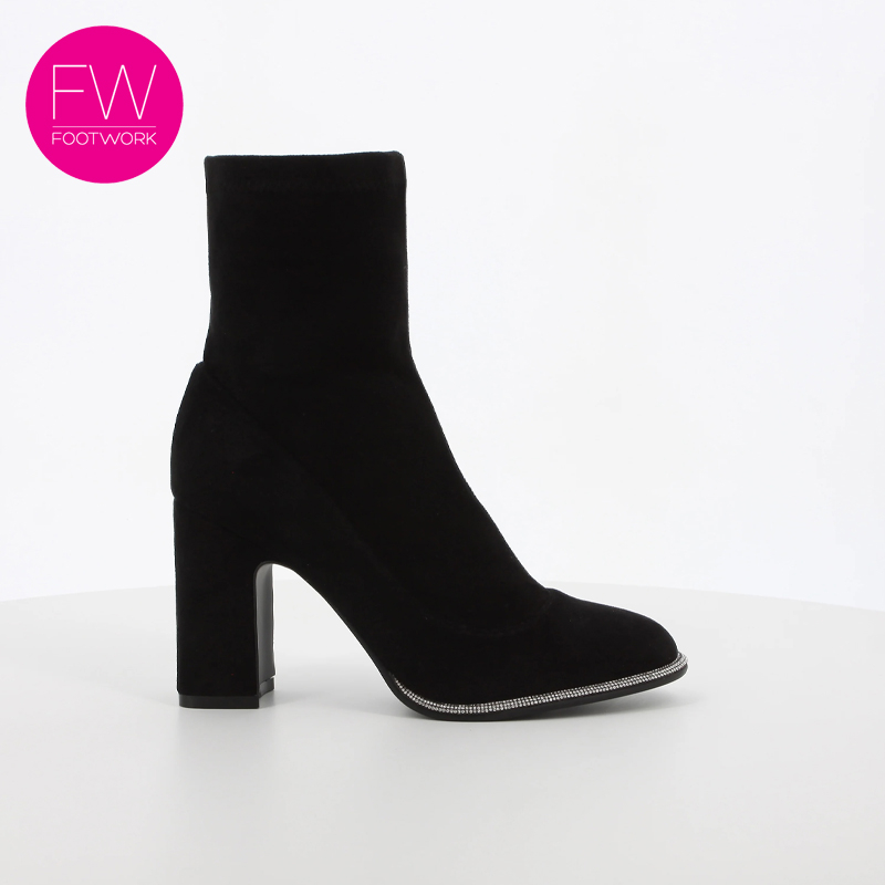 Ladies Giggy Block Heel Boots