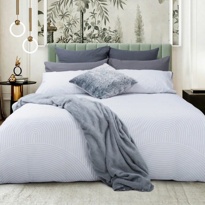 144TC Embellished Duvet Cover and Pillowcases