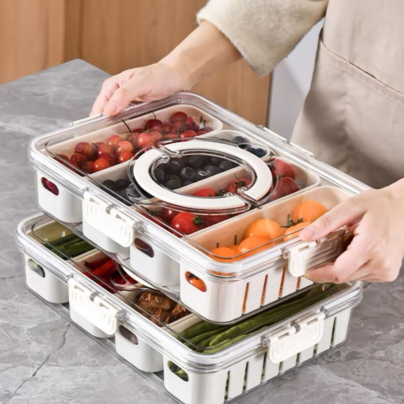 4-Compartment Snack Container Box