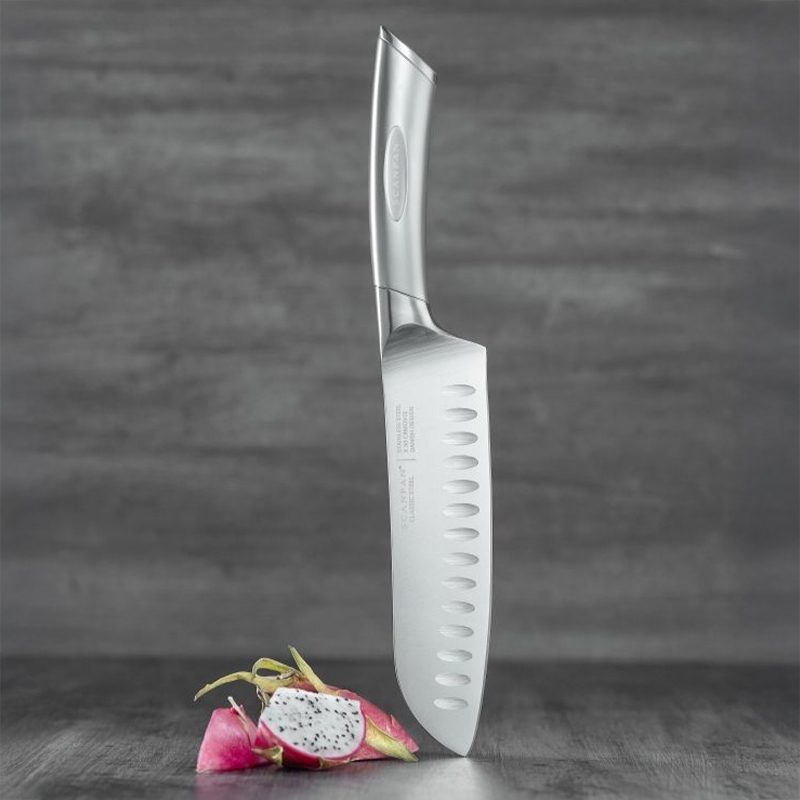 18cm Classic Steel Santoku Knife