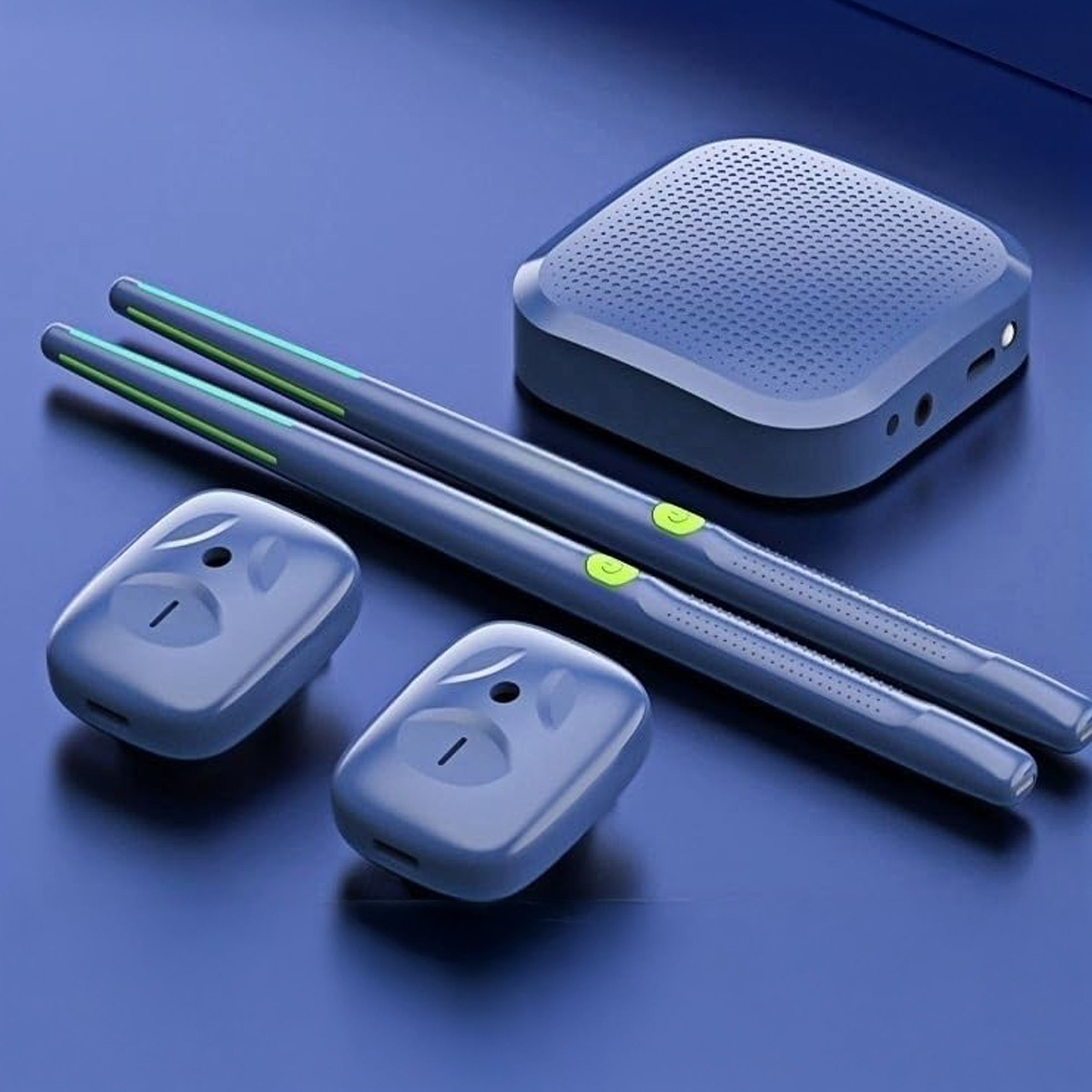 Rechargeable Virtual Air Electronic Drum Kit