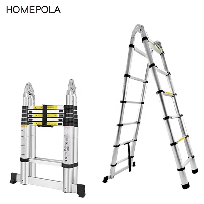 Folding Aluminium Telescopic Step Ladder
