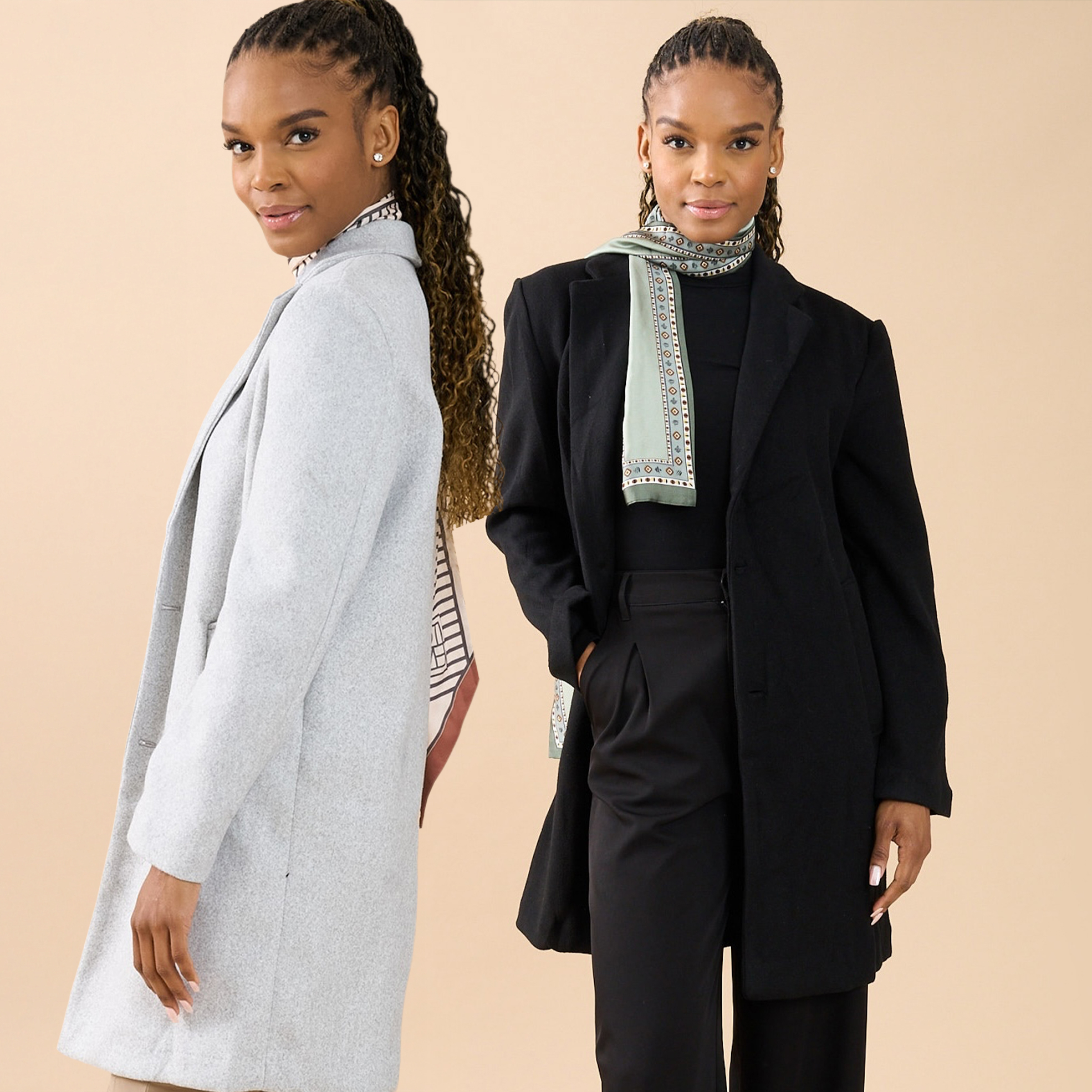 40% off on Ladies Longer Length Melton Coat | OneDayOnly