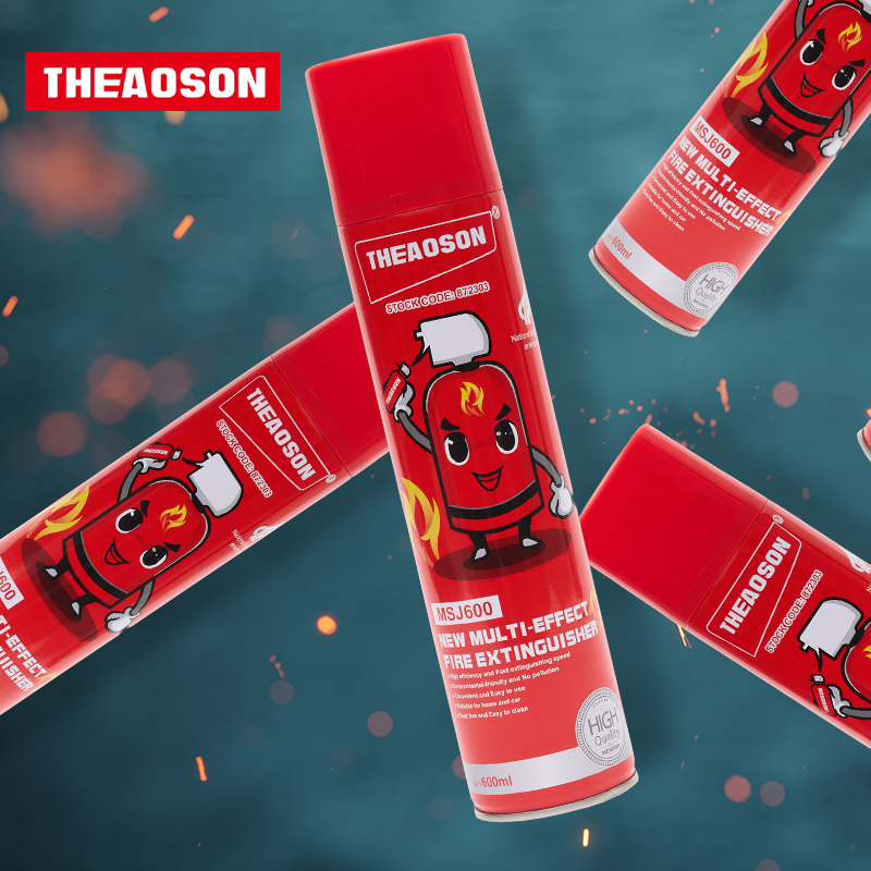 3x 600ml Portable Fire Extinguishers