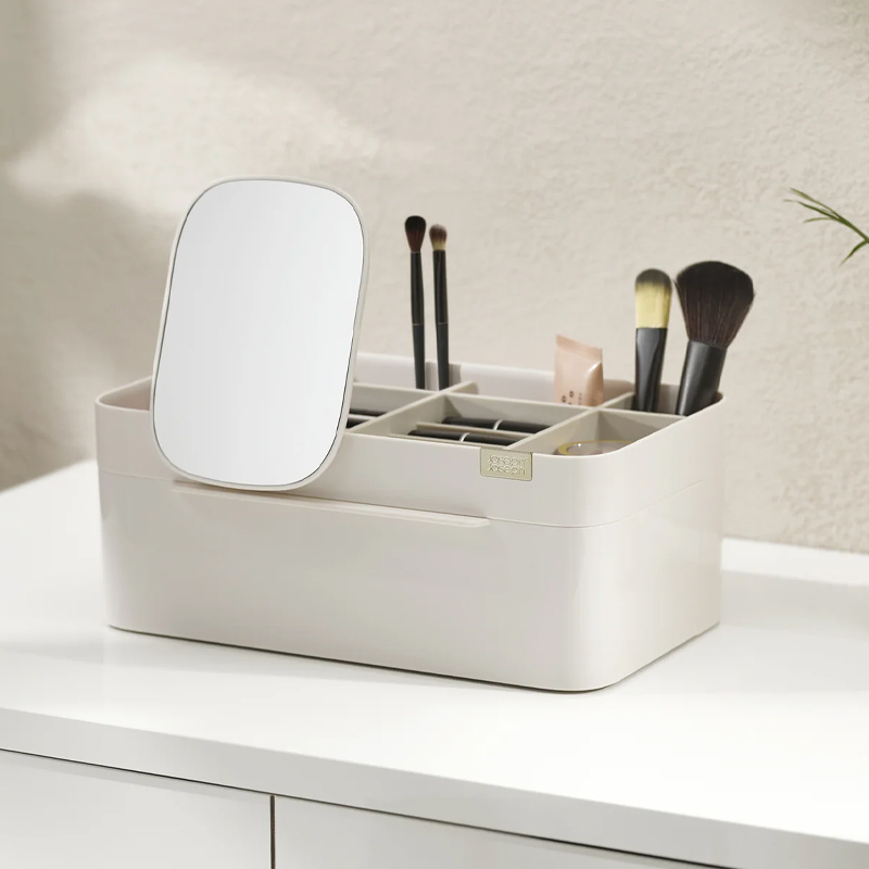 Viva Large Cosmetic Organiser with Mirror