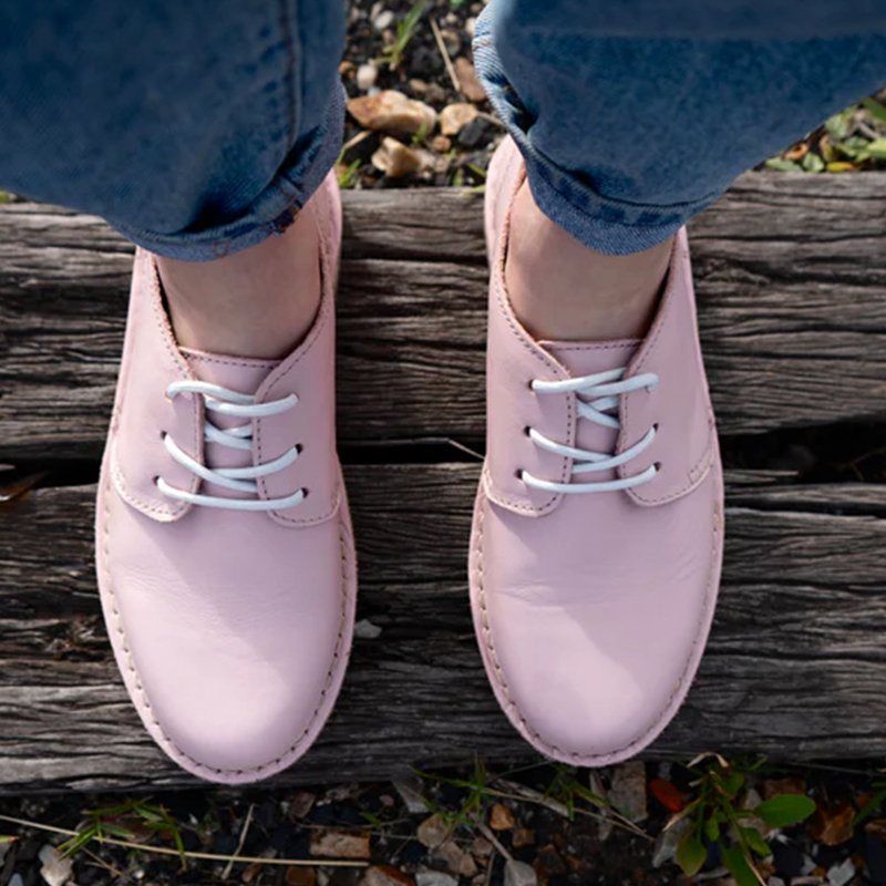 29% off on FATFRANK Ladies Pink Leather Vellies | OneDayOnly