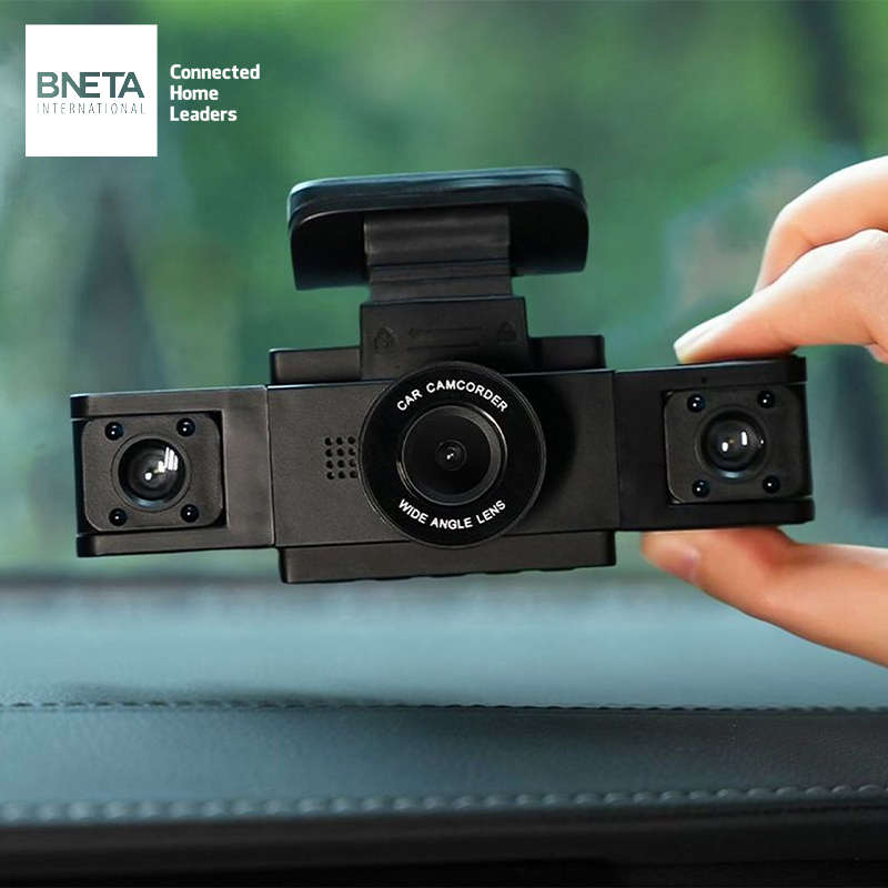 2MP 3 Channel DashCam with Simultaneous Recording (Model: F300)