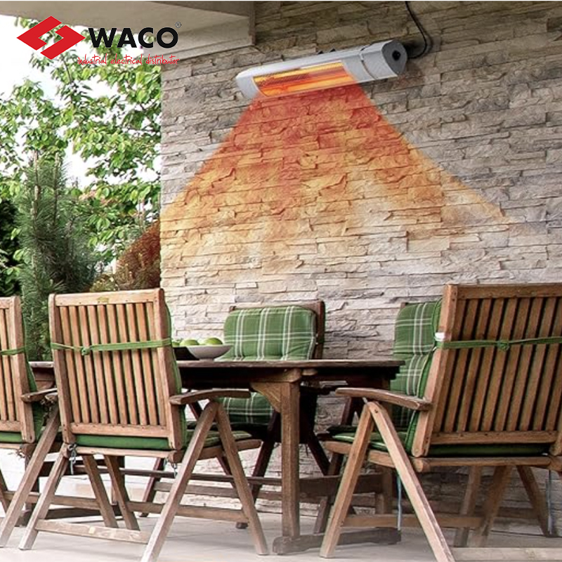 2000W Infrared Patio Wall Heater