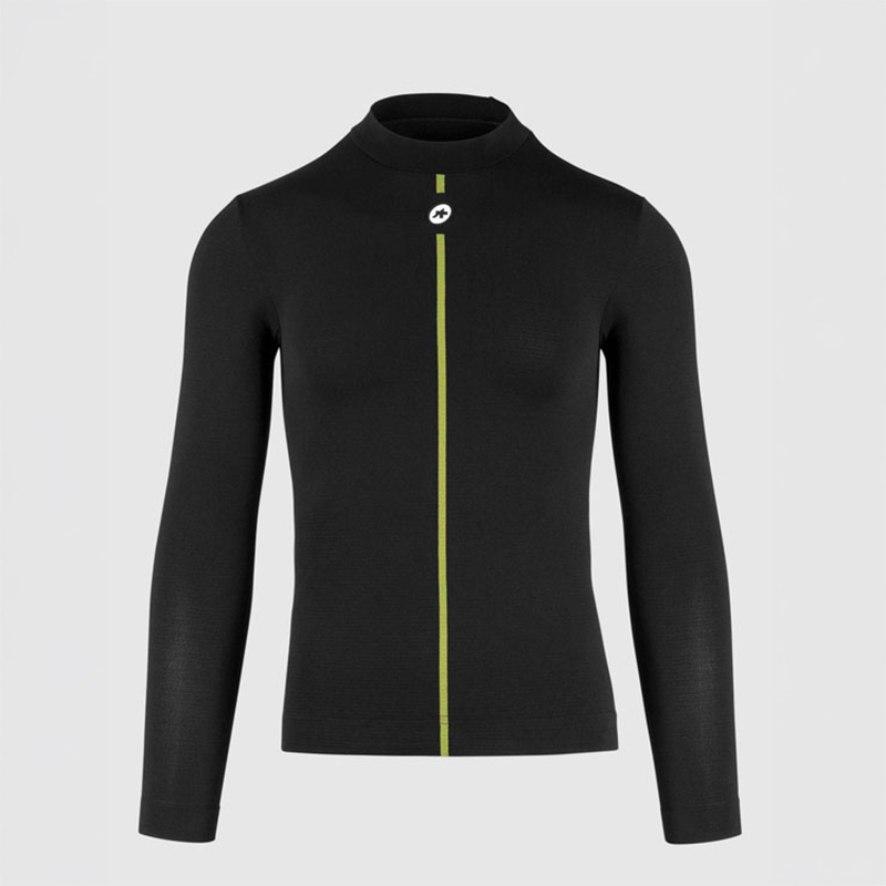 Men's or Ladies Black Long Sleeve Base Layer