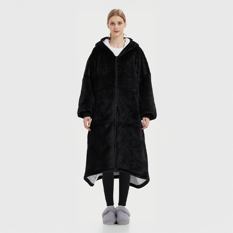 Unisex Blanket Hoodie with Zip