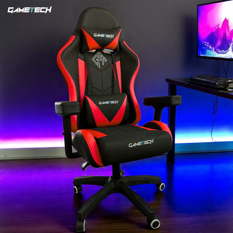 Ergonomic Reclining Gaming Chair with Adjustable Footrest & Lumbar Support
