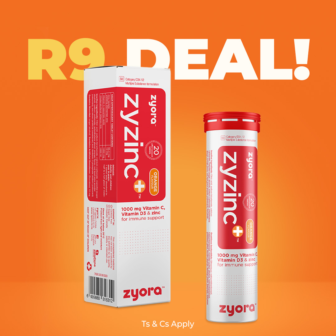 91% off on Zyora 20's Zyzinc+ Effervescents | OneDayOnly